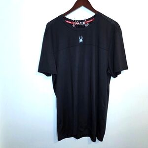 Spyder Active Black Moisture Wicking Tee Size XL